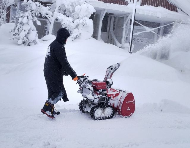 除雪機の運搬にも使える
